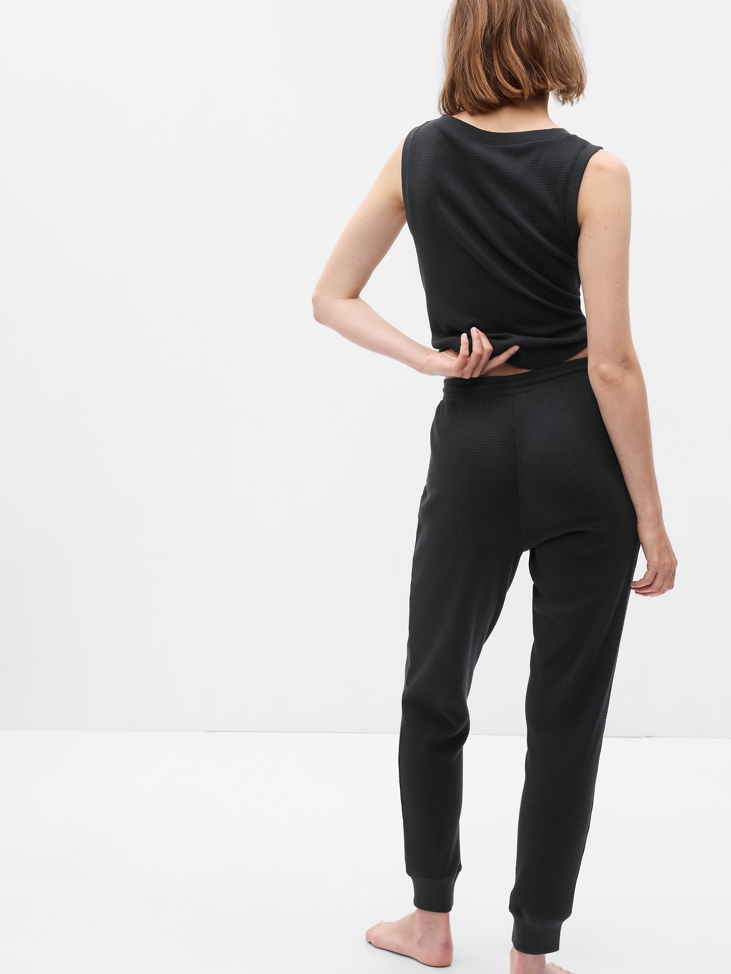 Gap waffle joggers cheap