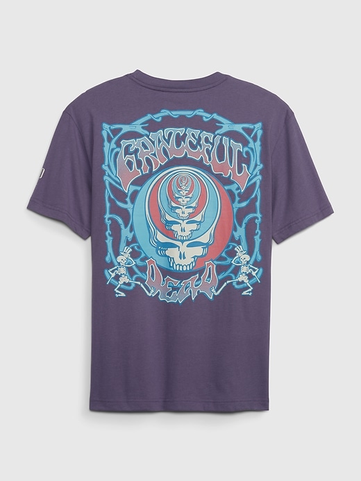 2 of 8 showing, with the color purple grape of product Grateful Dead Graphic T-Shirt