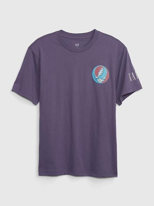1 of 8 showing, with the color purple grape of product Grateful Dead Graphic T-Shirt
