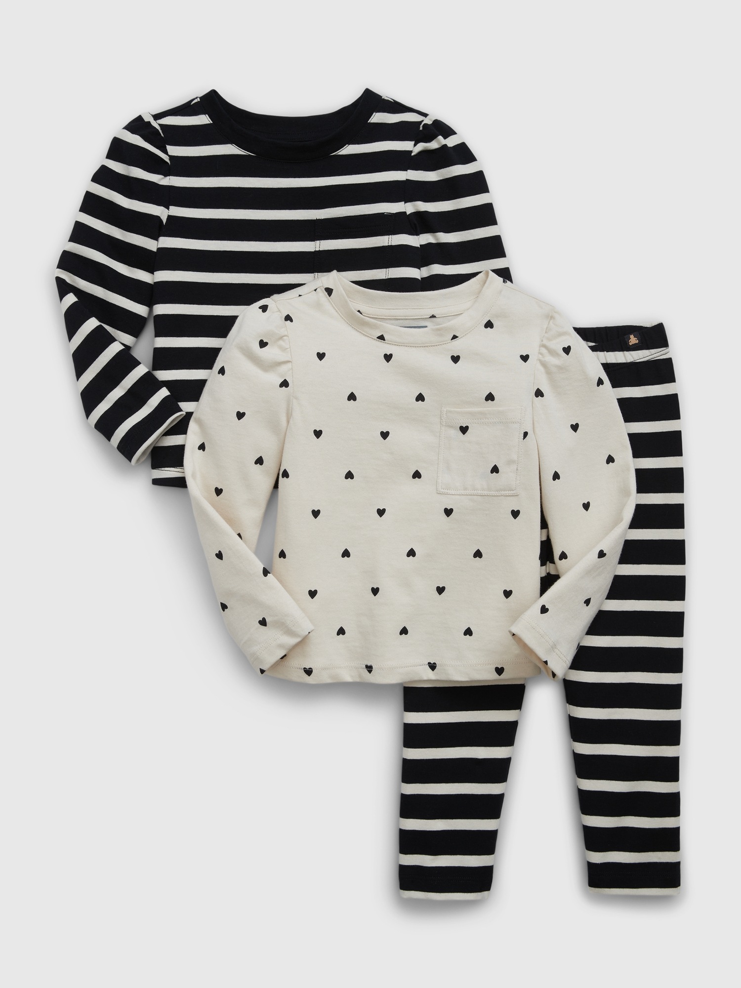 Toddler Organic Cotton Mix and Match ThreePiece Outfit Set Gap