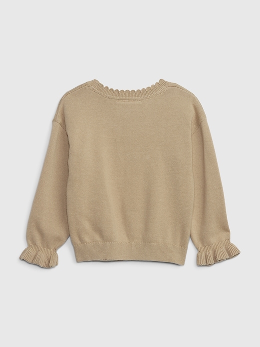 2 of 8 showing, with the color travertine brown of product Toddler Sweater
