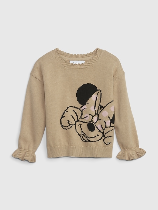 1 of 8 showing, with the color travertine brown of product Toddler Sweater