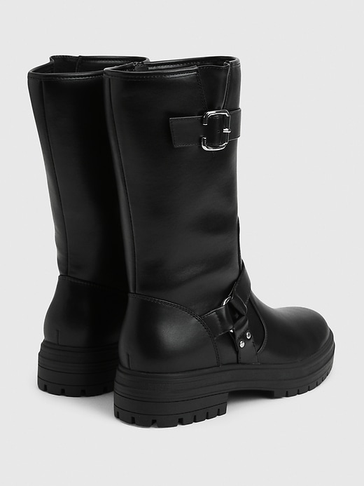 2 of 8 showing, with the color true black of product Moto Boots