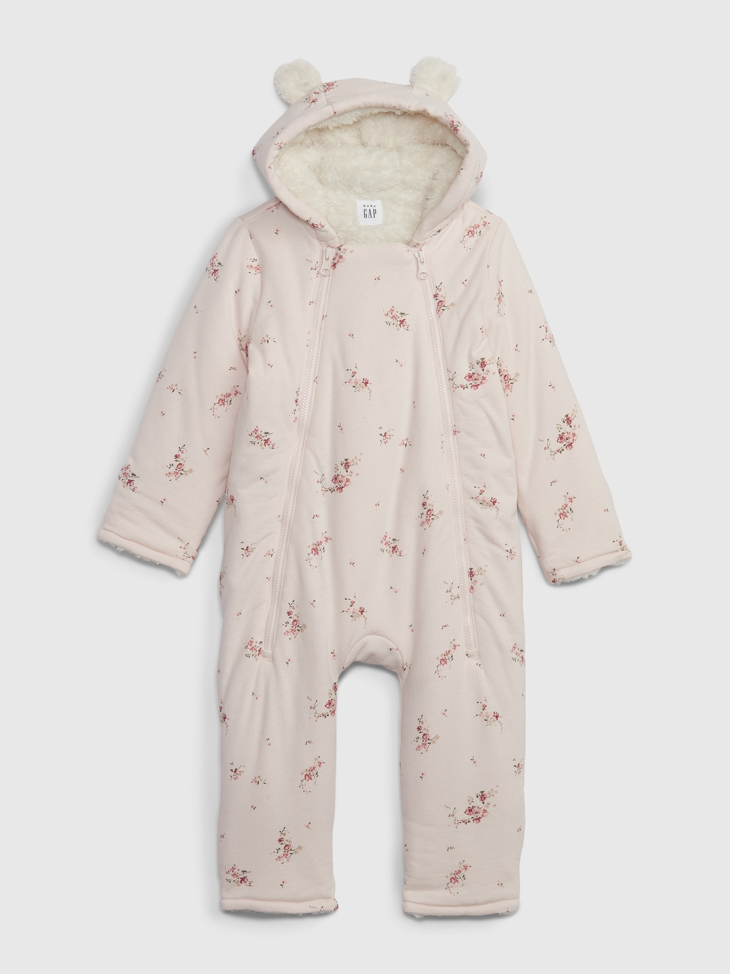 Gap Baby Sherpa Hoodie One-Piece