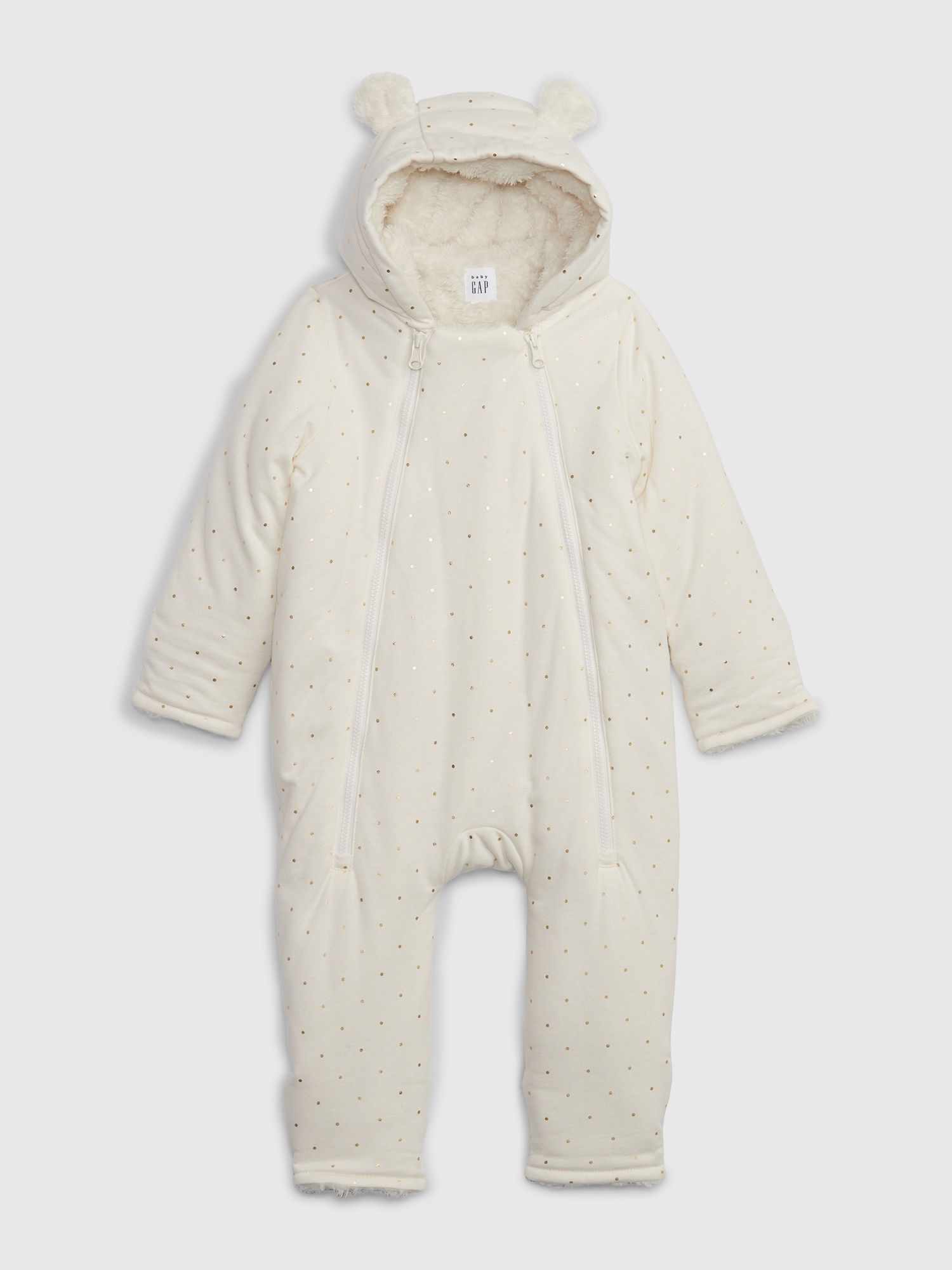 Gap Baby Sherpa Hoodie One-Piece