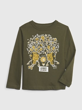 Toddler Organic Cotton Mix and Match Graphic T-Shirt