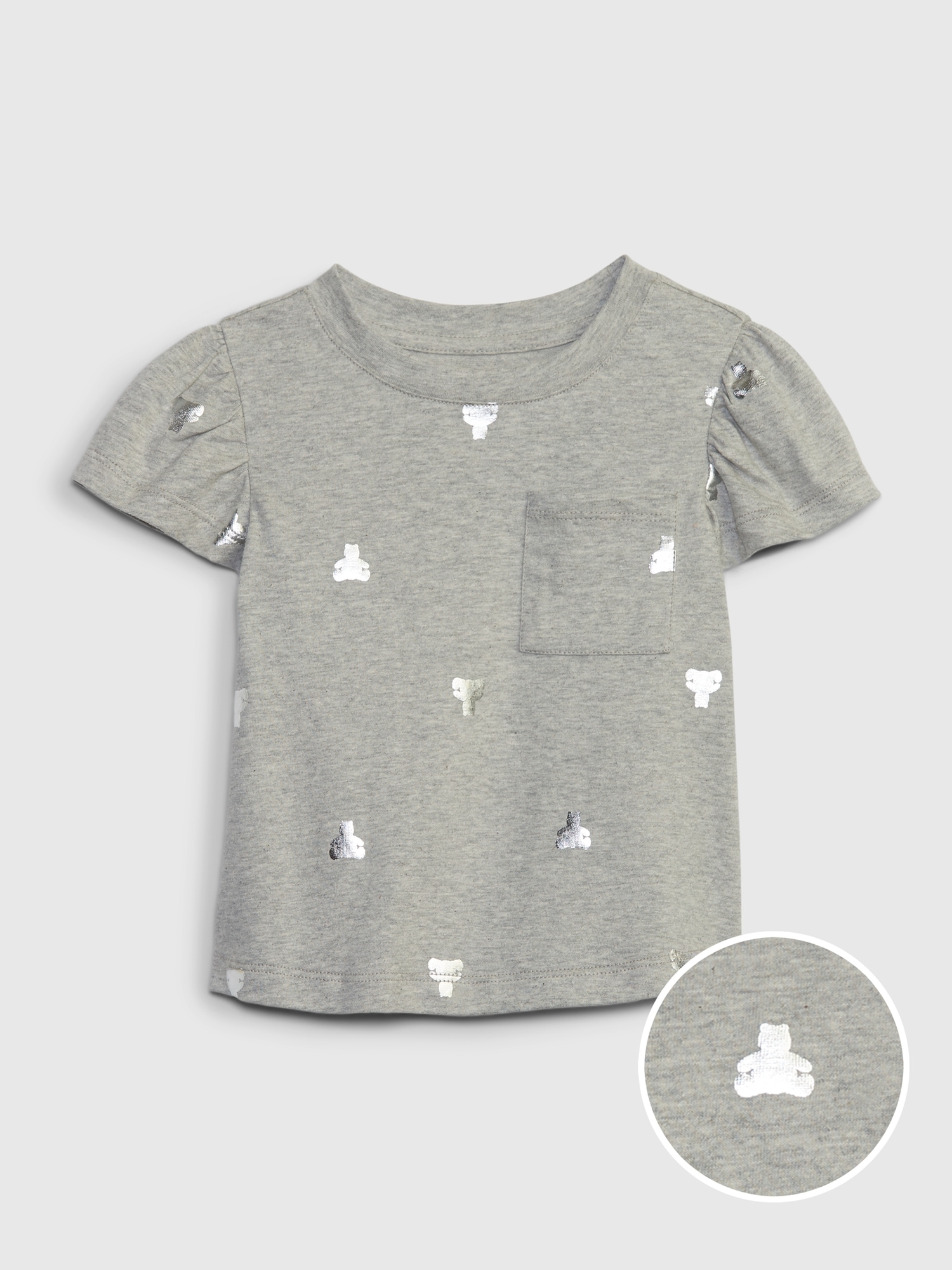 Gap Toddler Organic Cotton Mix and Match T-Shirt gray. 1