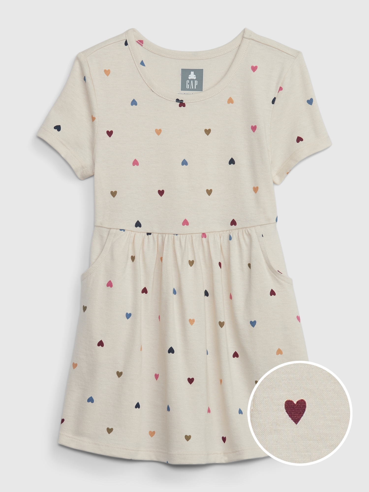 Toddler Organic Cotton Mix and Match Skater Dress Gap