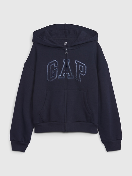 Image number 1 showing, Kids VintageSoft Gap Arch Logo Hoodie