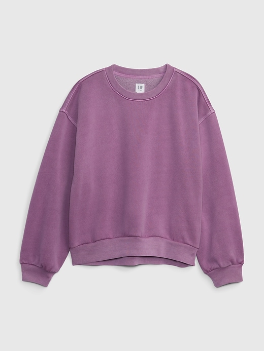 1 of 8 showing, with the color pale orchid of product Kids Relaxed Sweatshirt