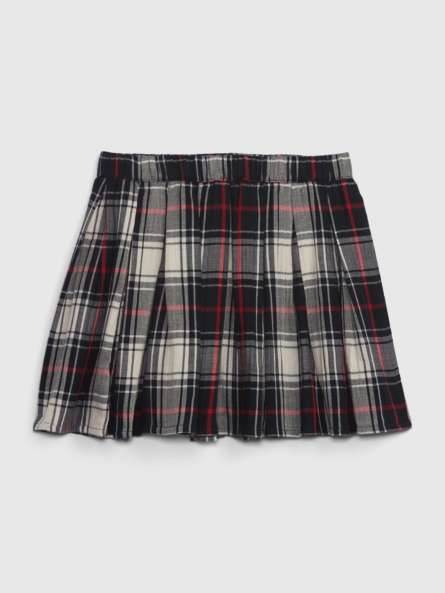 Kids Pleated Plaid Skirt | Gap