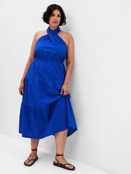 Halter Tiered Maxi Dress | Gap