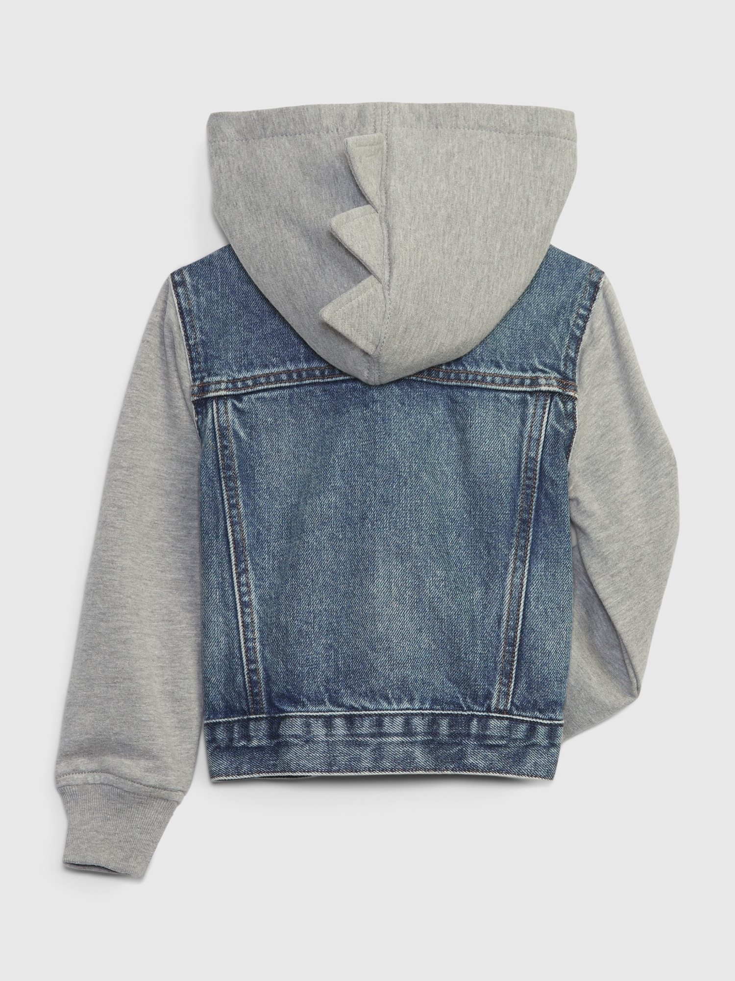 Toddler Icon Denim Hoodie Jacket Gap