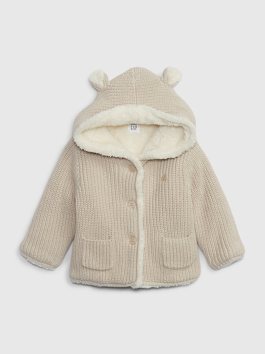 Image number 1 showing, Baby Sherpa Sweater Hoodie