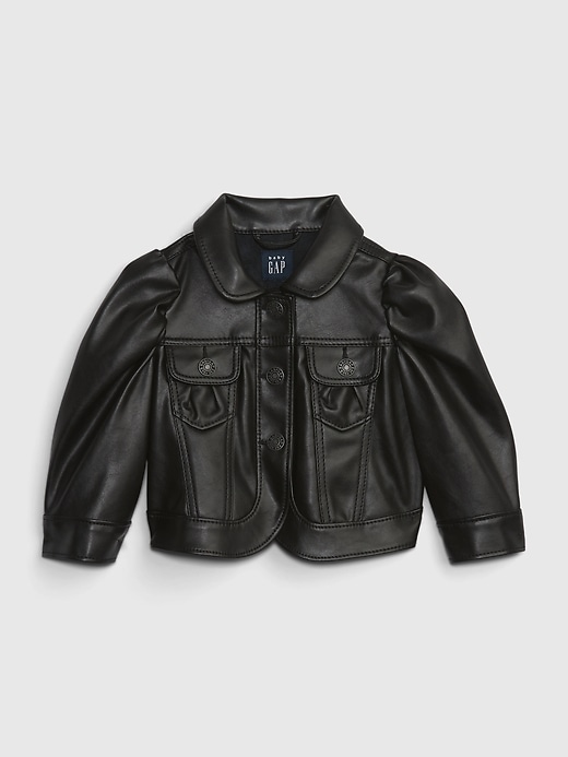 Baby gap leather jacket deals