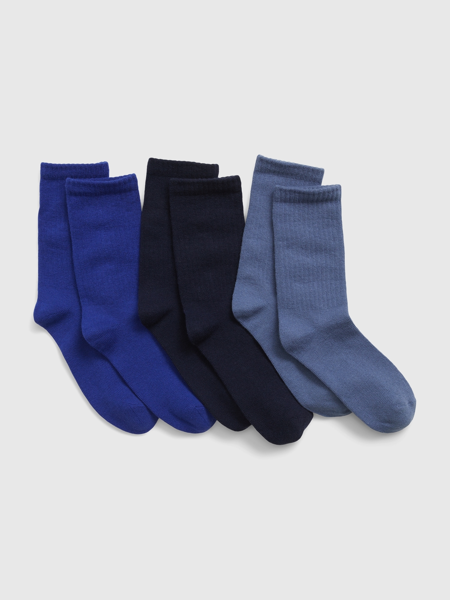 Kids Cotton Crew Socks (3Pack) Gap