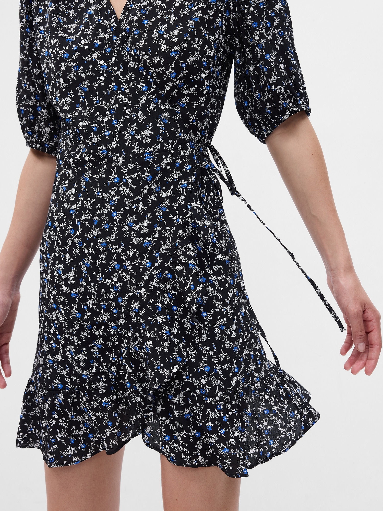 Floral Mini Wrap Dress | Gap