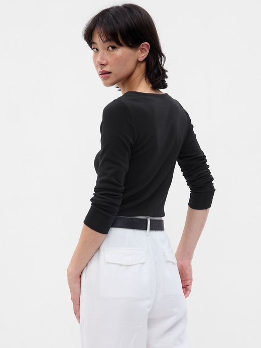 Image number 2 showing, Modern Boatneck T-Shirt
