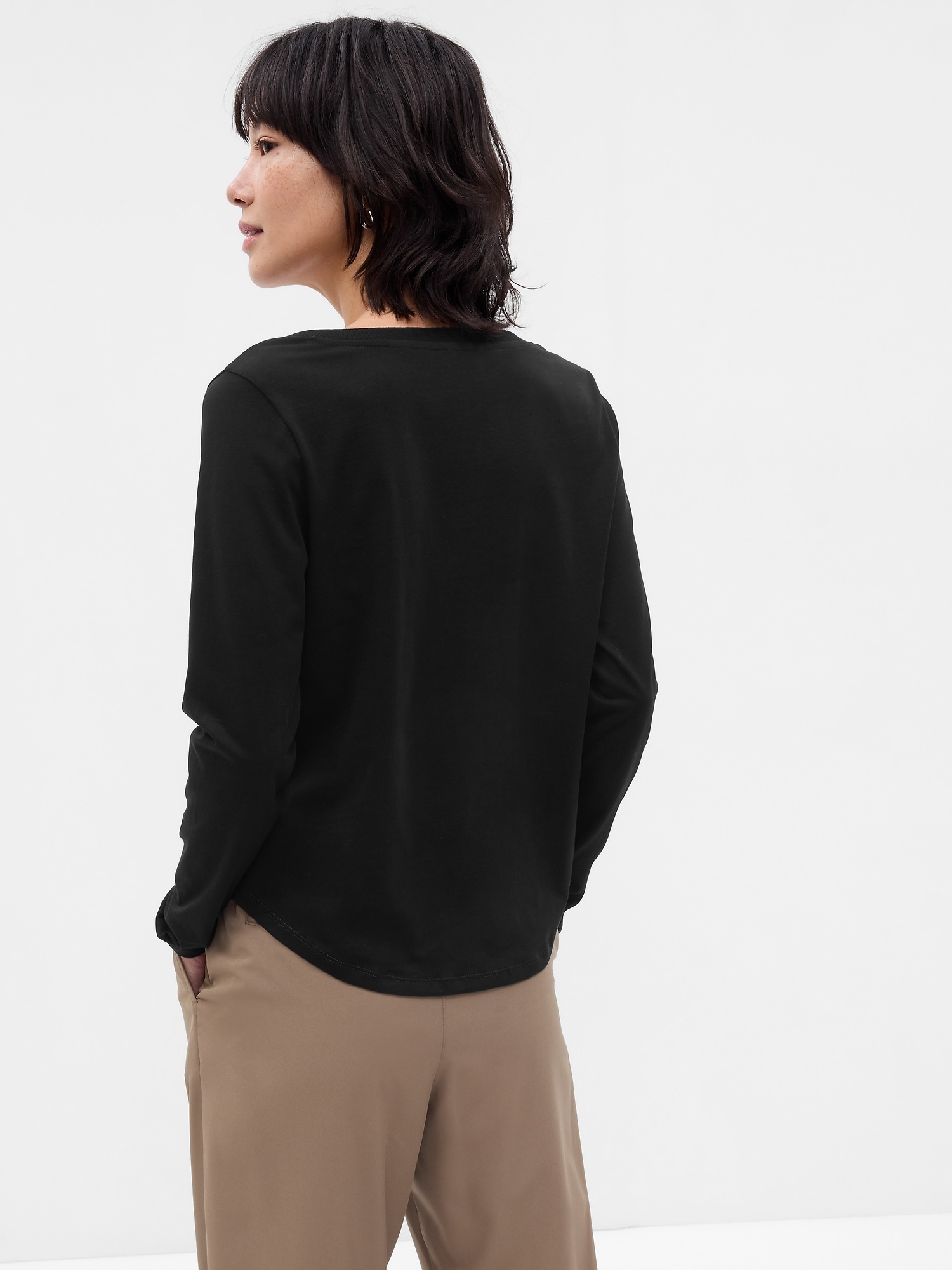 Organic Cotton Vintage VNeck TShirt Gap