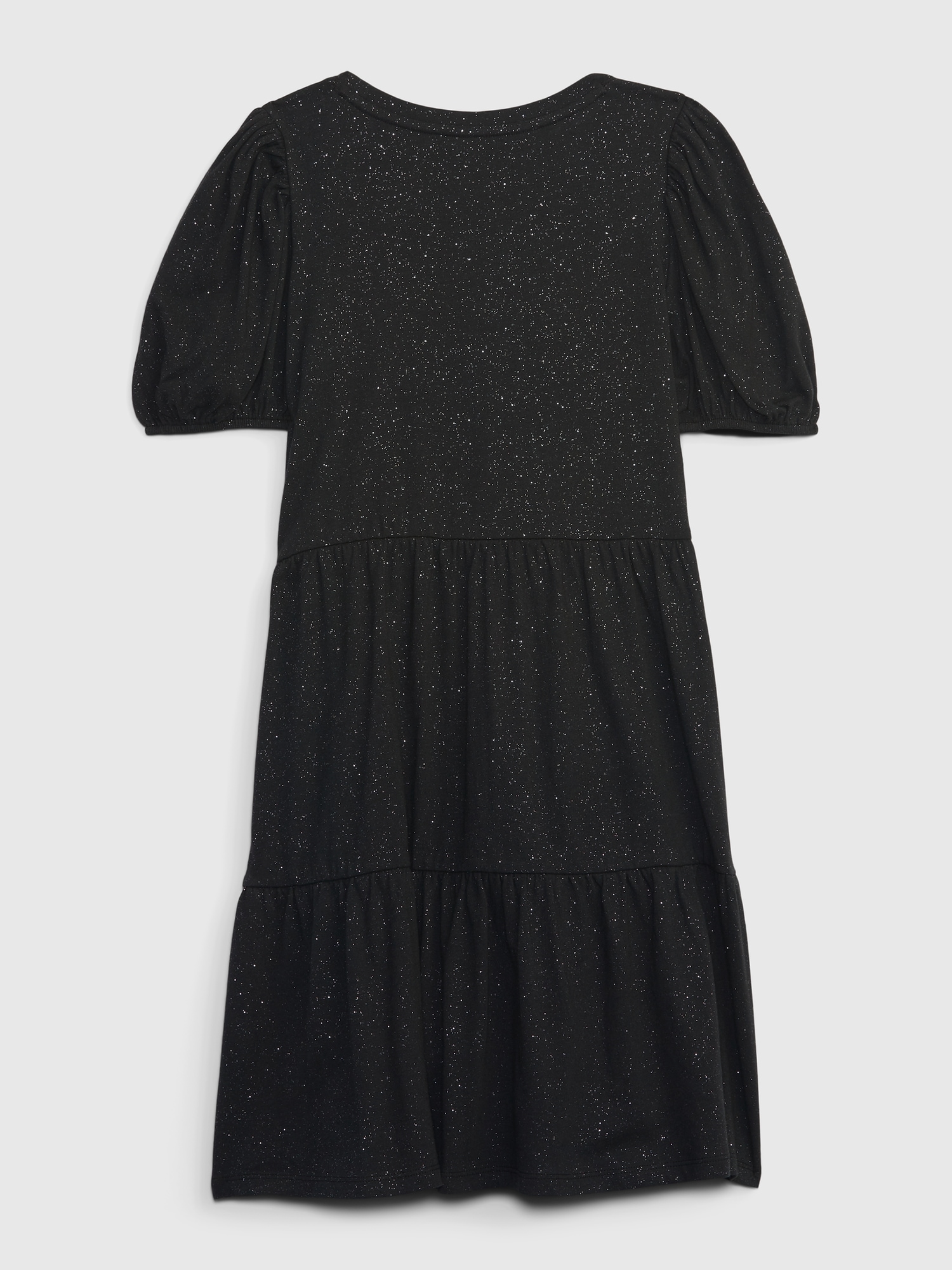 Kids Puff Sleeve Tiered Dress | Gap