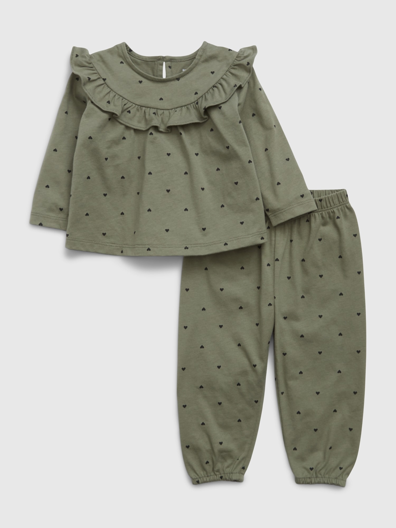 Gap Baby First Favorites Organic Cotton Ruffle Outfit Set