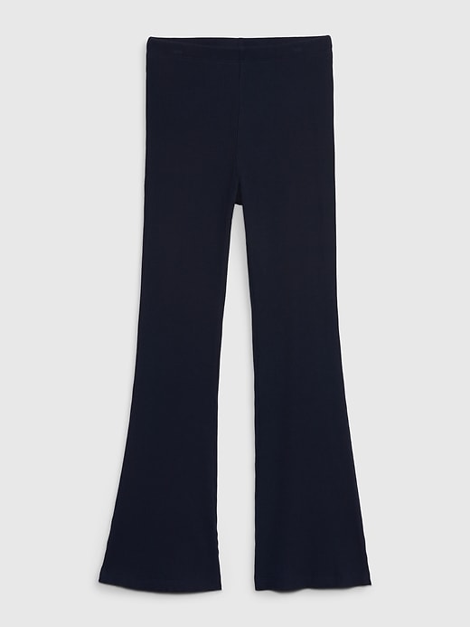 Image number 1 showing, Kids Softspun Rib Flare Leggings