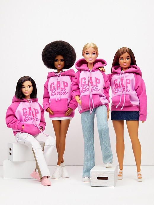 Gap × Barbie™ Arch Logo Doll Hoodie | Gap