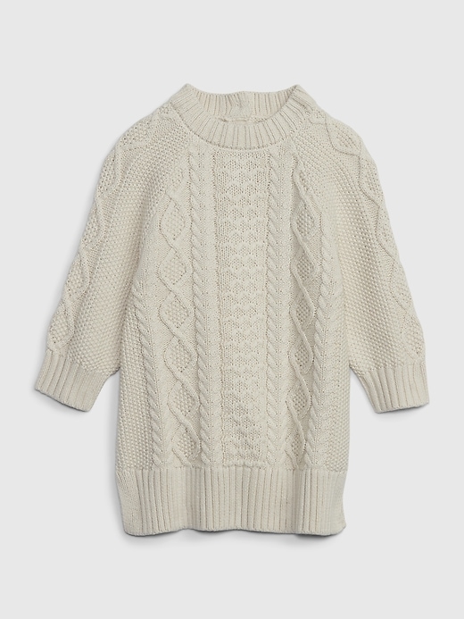 Image number 1 showing, Baby Cable-Knit Sweater Dress