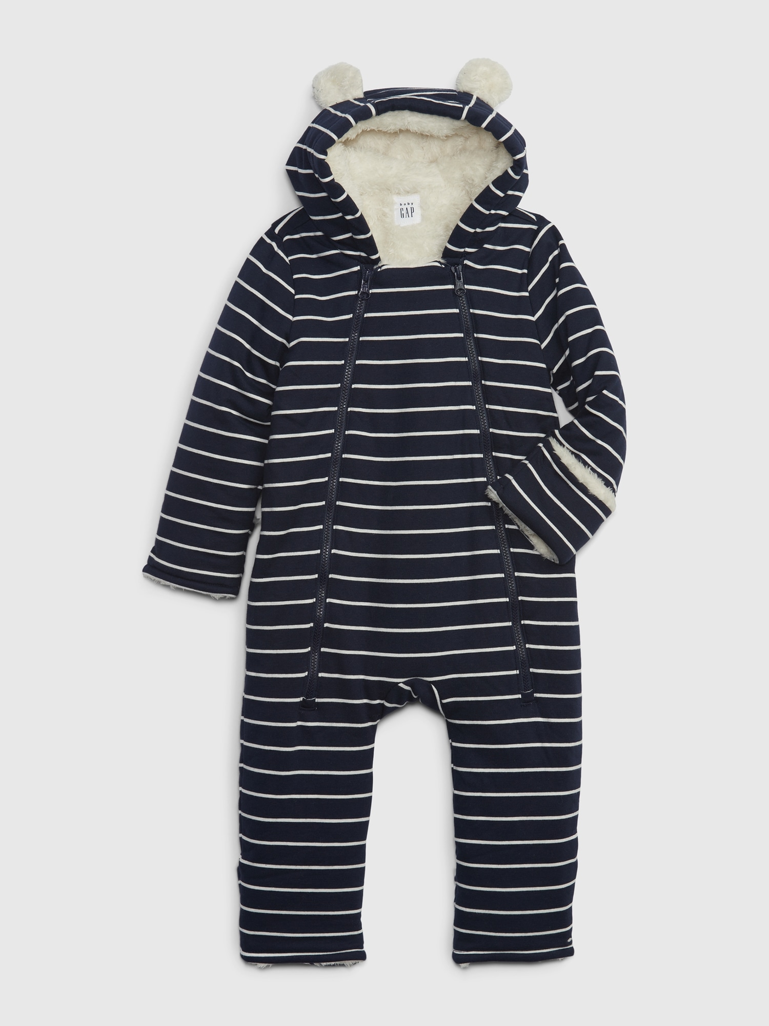 Gap Baby Sherpa Hoodie One-Piece