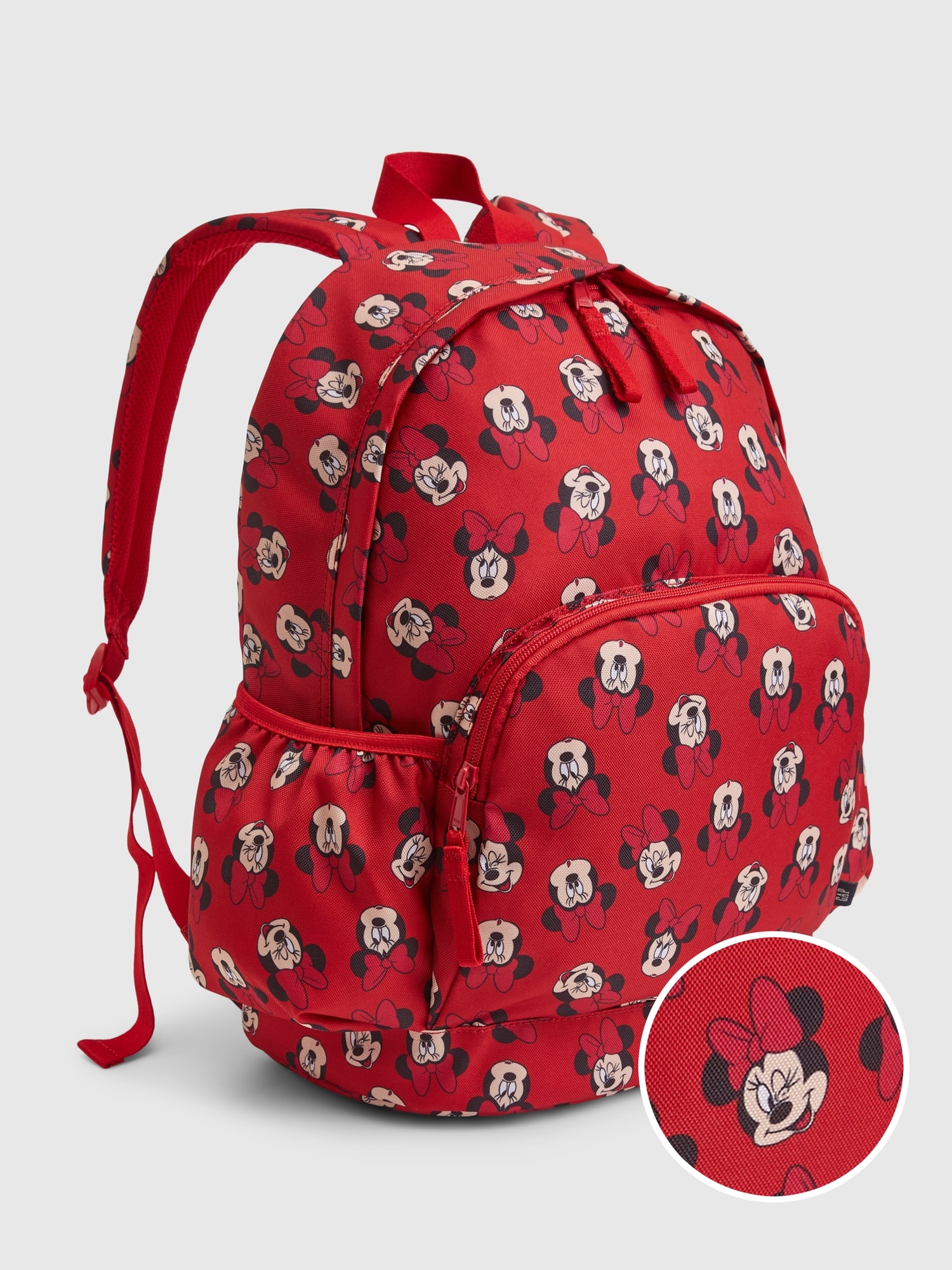 Gap Kids | Disney Recycled Minnie Mouse Backpack red. 1 Gap Kids | Disney Recycled Minnie Mouse Backpack red. 1