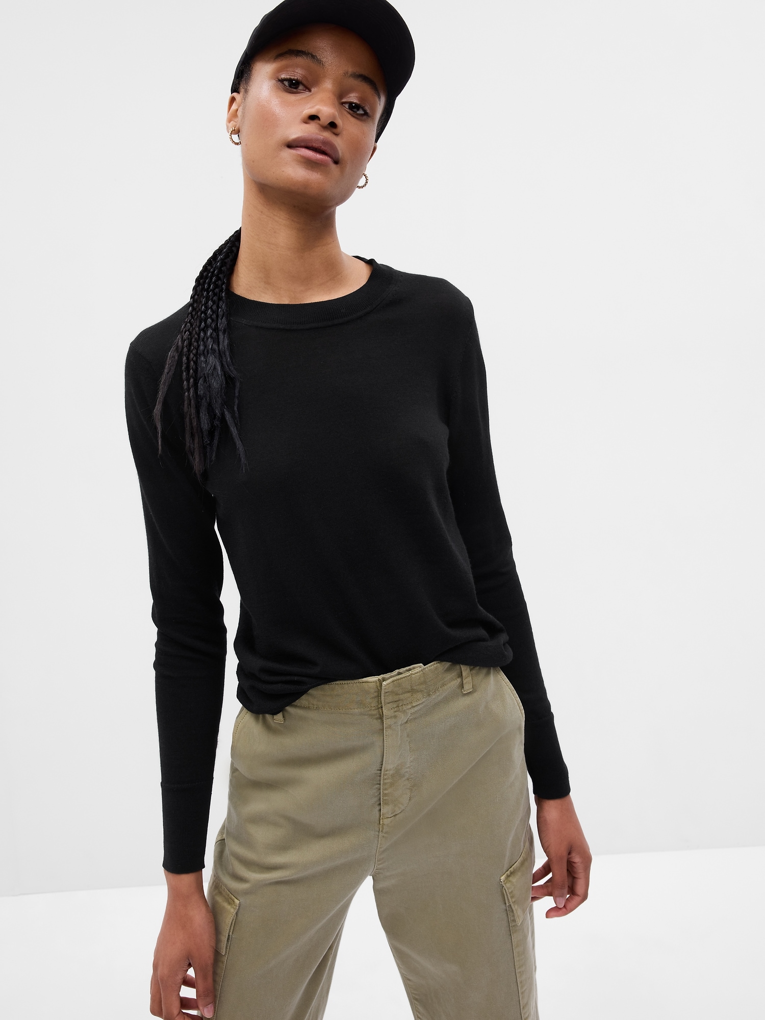 Merino Wool Crewneck Sweater