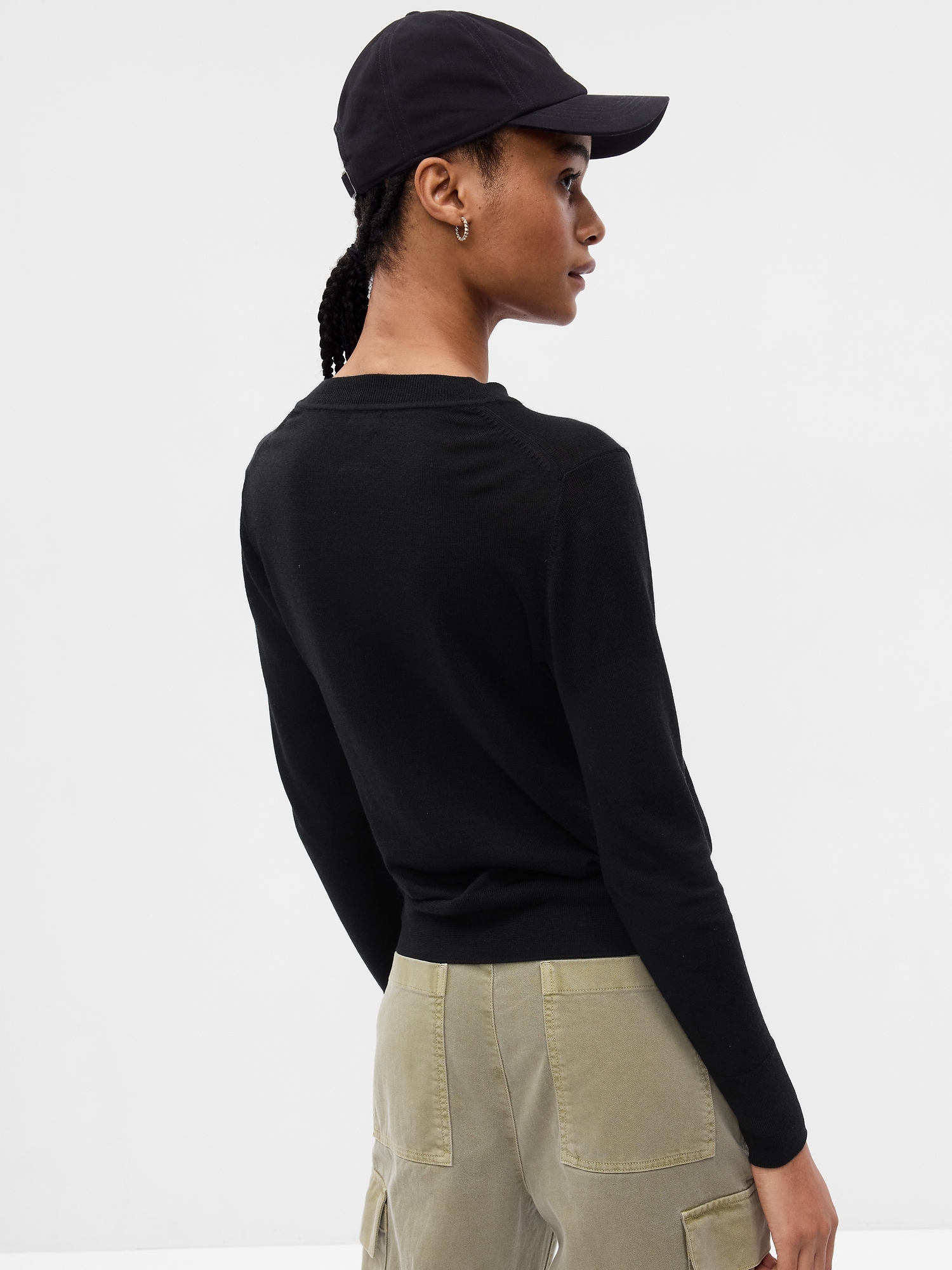 Merino Wool Crewneck Sweater | Gap