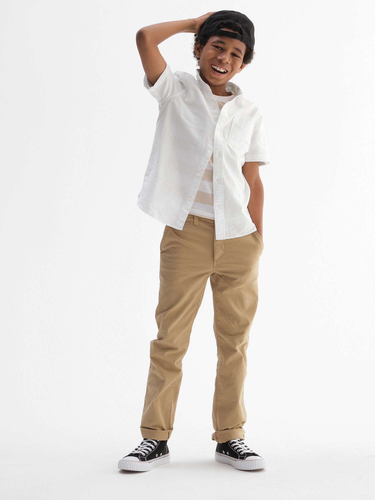 Gap Kids Cotton Uniform Oxford Shirt