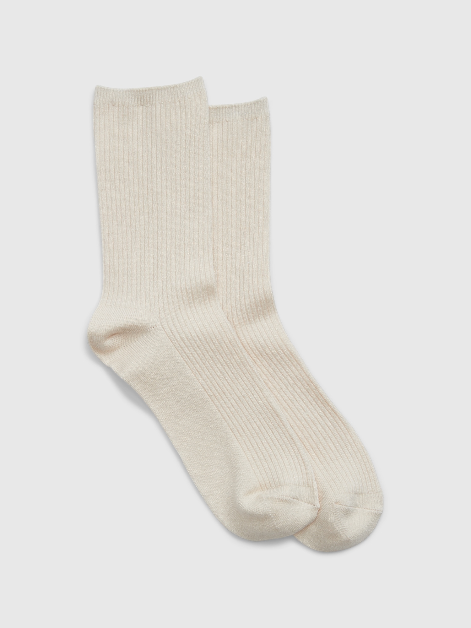 Gap Glitter Rib Crew Socks