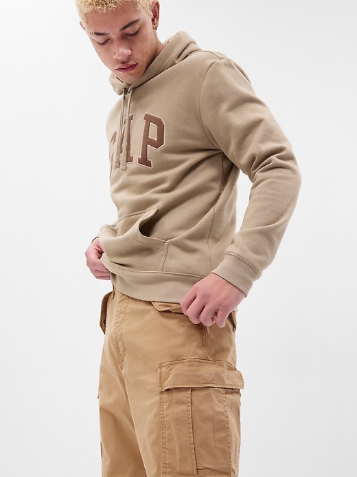 2 of 8 showing, with the color mission tan of product Relaxed Utility Cargo Pants