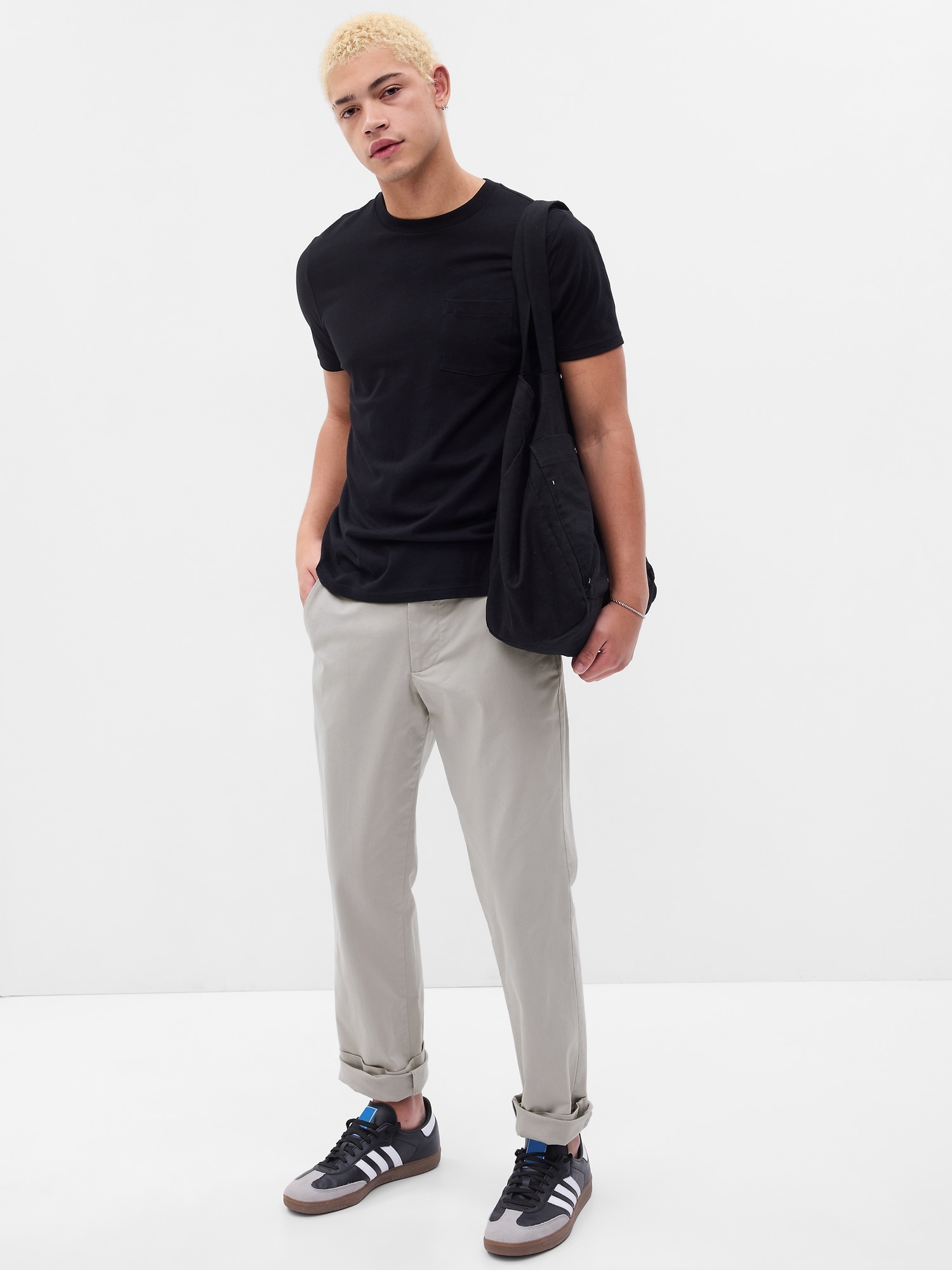 Modern Khakis in Straight Fit with GapFlex