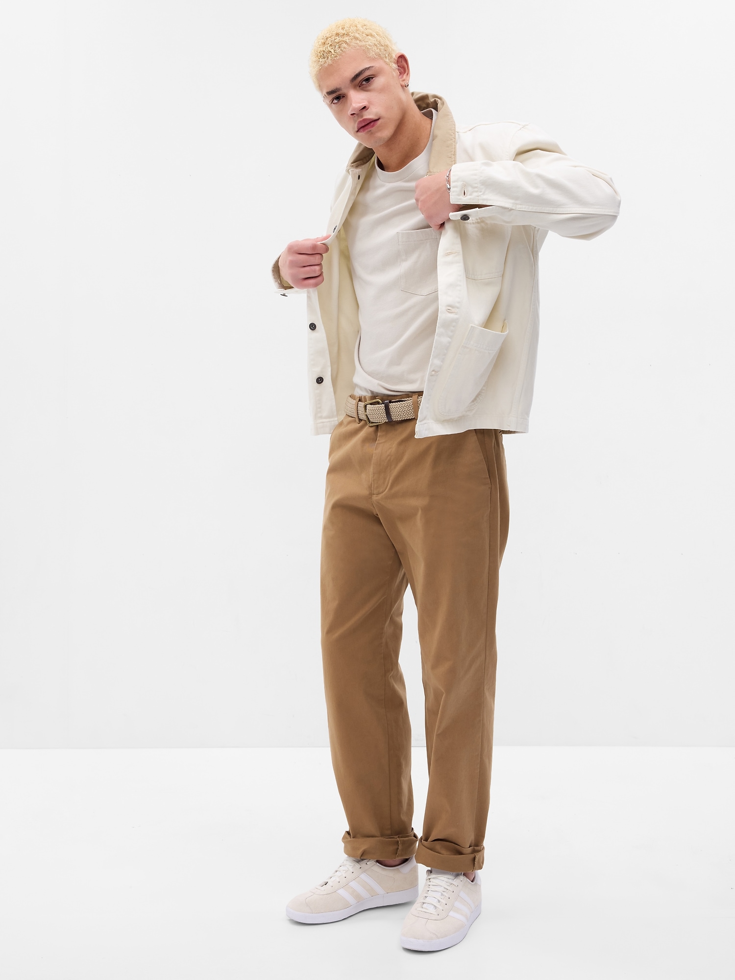 Modern Khakis in Relaxed Fit with GapFlex