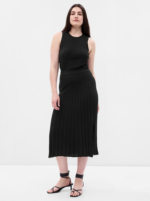 Image number 4 showing, Pleated Sweater Midi Skirt