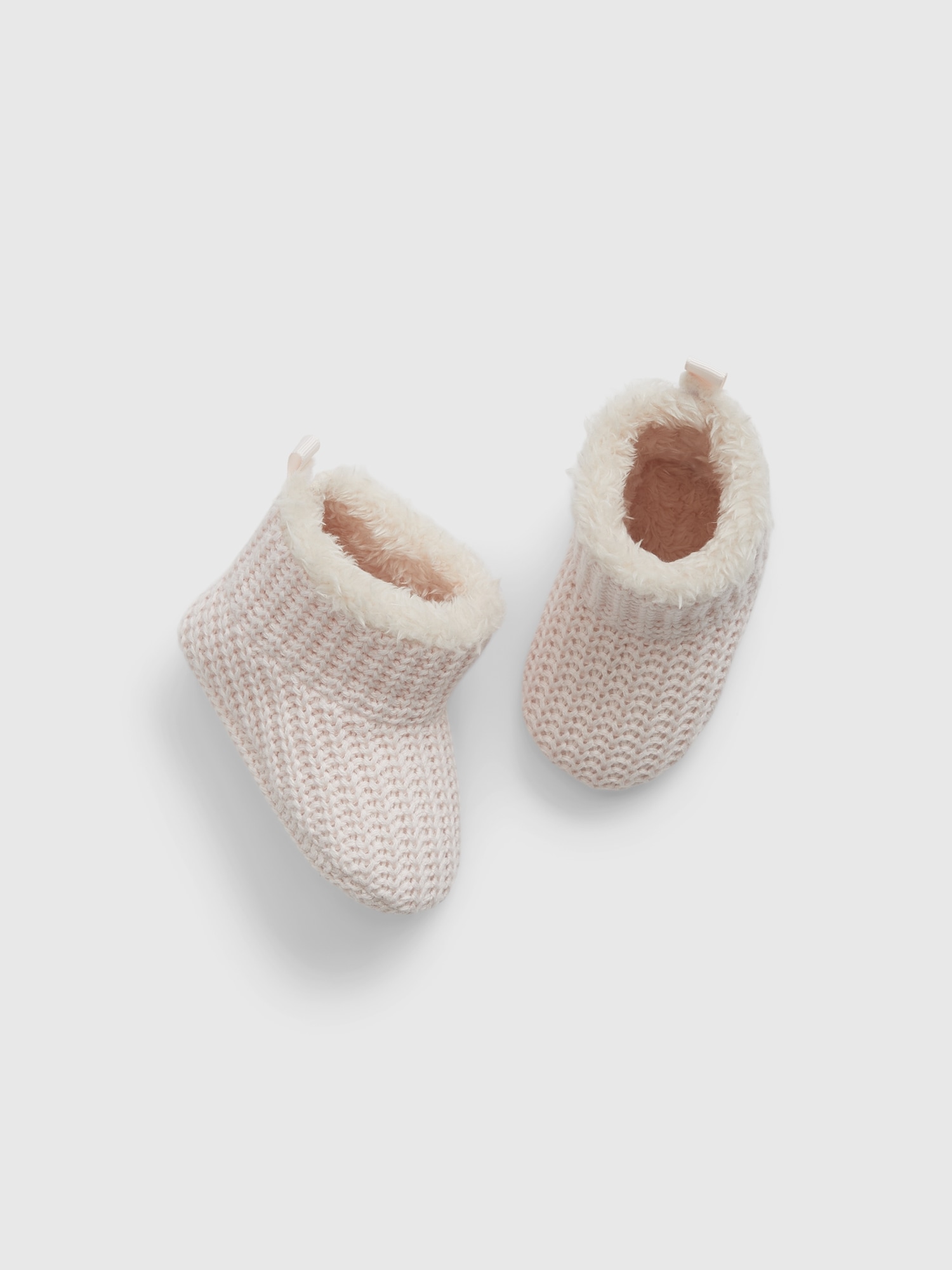 Gap Baby Sherpa-Lined Sweater Booties