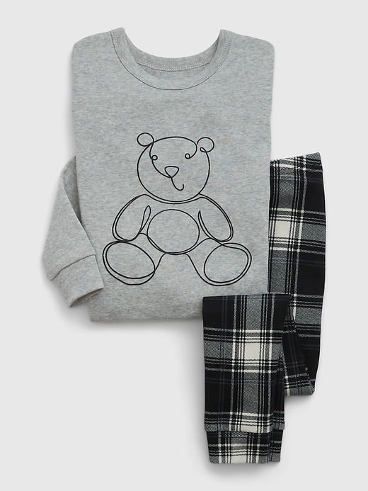 Image number 1 showing, babyGap Organic Cotton Brannan Bear PJ Set