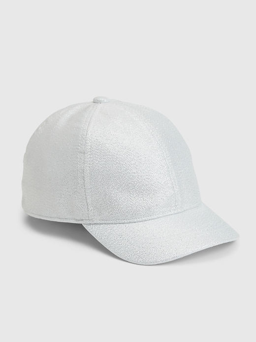1 of 8 showing, with the color metallic silver of product Toddler Baseball Hat
