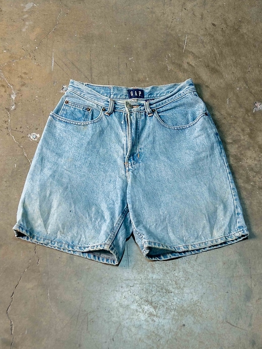 Image number 1 showing, VINTAGE GAP Light Wash Denim Shorts