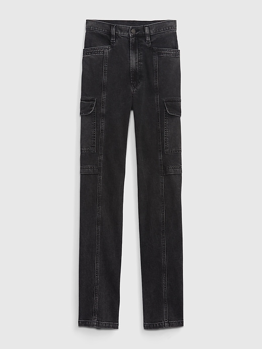 Image number 6 showing, High Rise '90s Loose Cargo Jeans