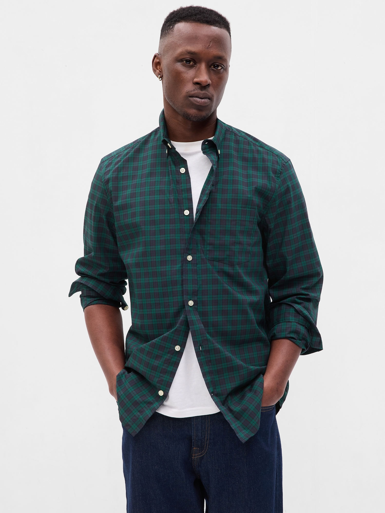 All-Day Poplin Shirt in Standard Fit