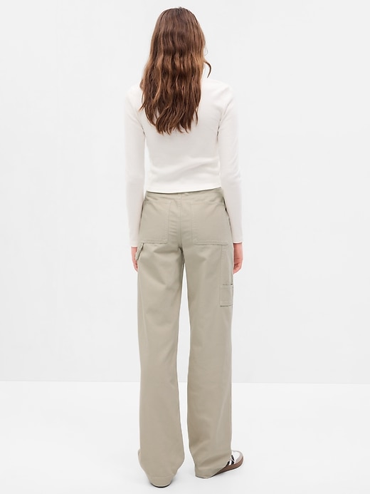 Image number 2 showing, Mid Rise Loose Carpenter Pants