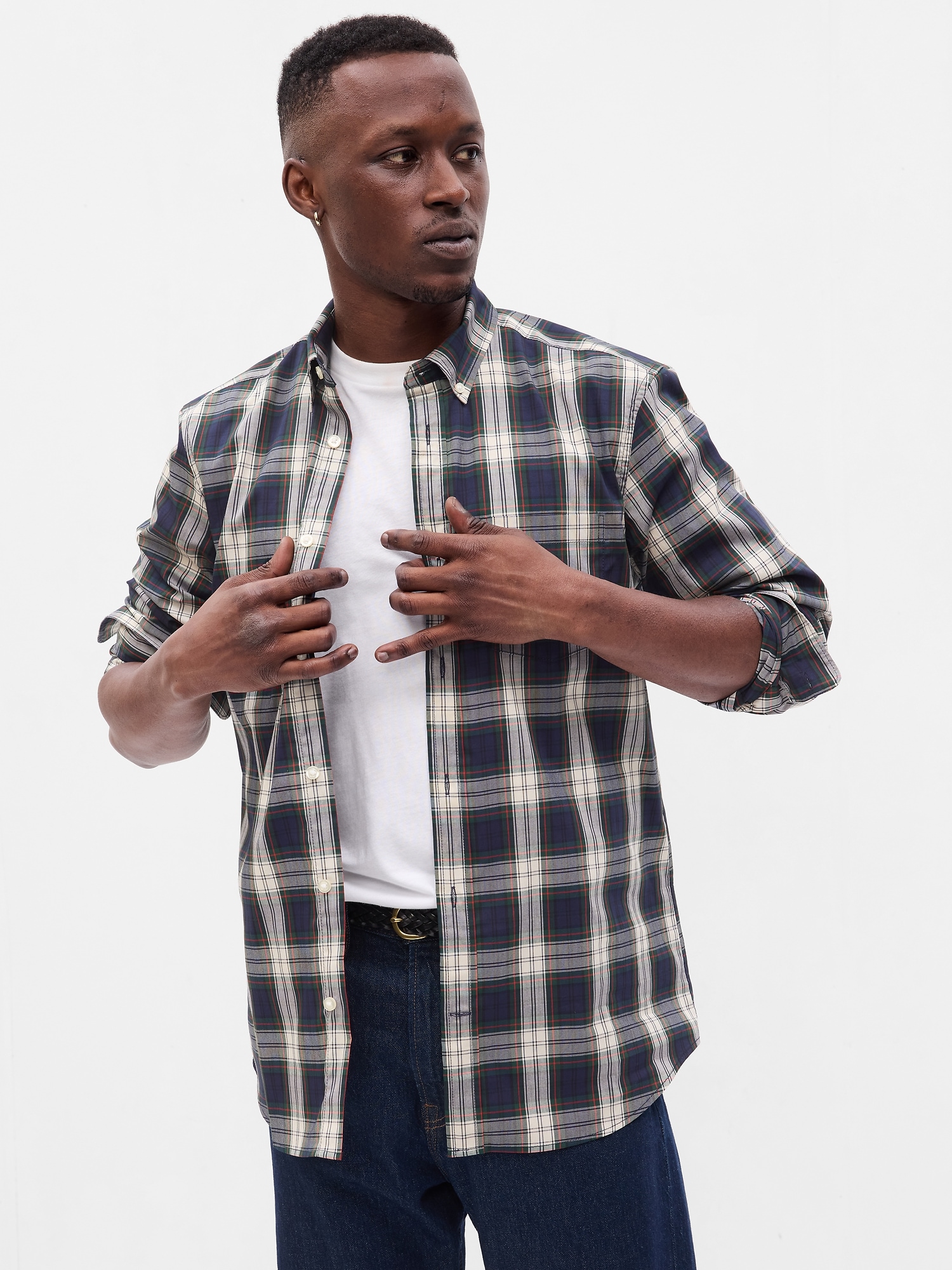 Gap All-Day Poplin Shirt in Standard Fit