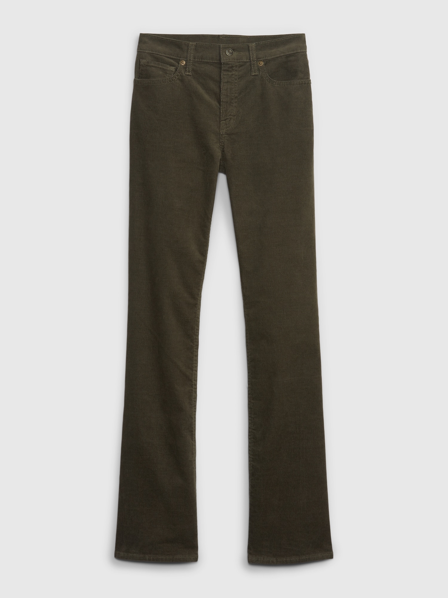 Mid Rise Corduroy Baby Boot Pants