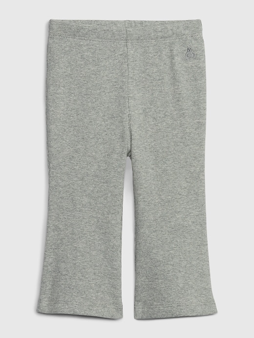 1 of 8 showing, with the color new heather grey of product Baby Mix and Match Flare Leggings