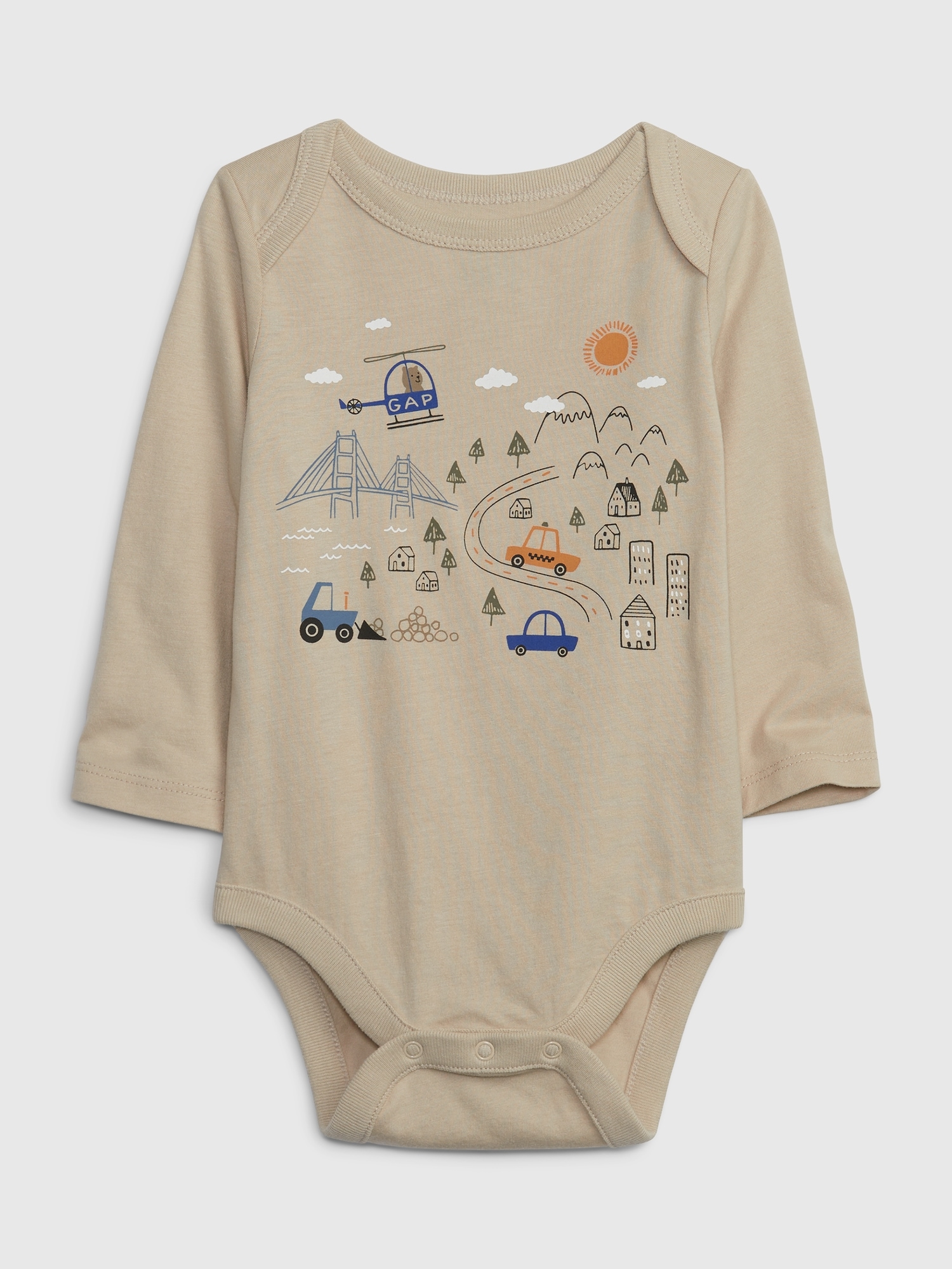 Baby Organic Cotton Mix and Match Graphic Bodysuit