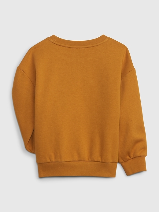 2 of 8 showing, with the color tigers eye yellow of product Toddler Logo Sweatshirt